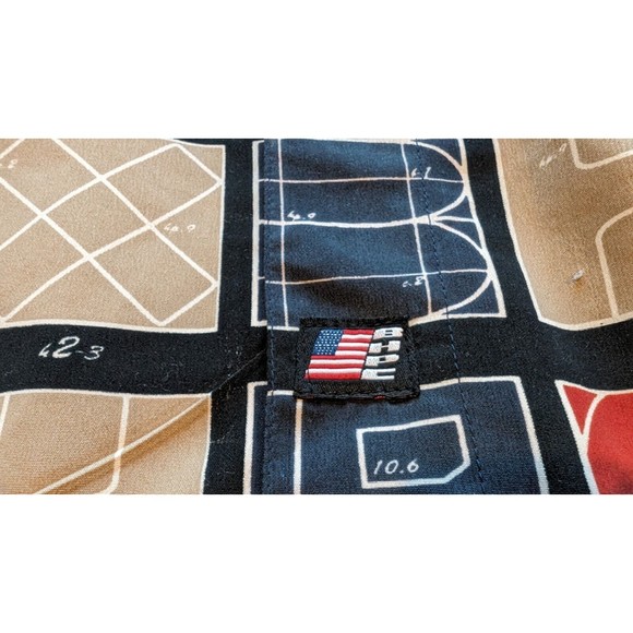 Beverly Hills Polo Club Mens Button Up Short Sleeve Shirt (Fits XL-2XL) - Picture 7 of 9